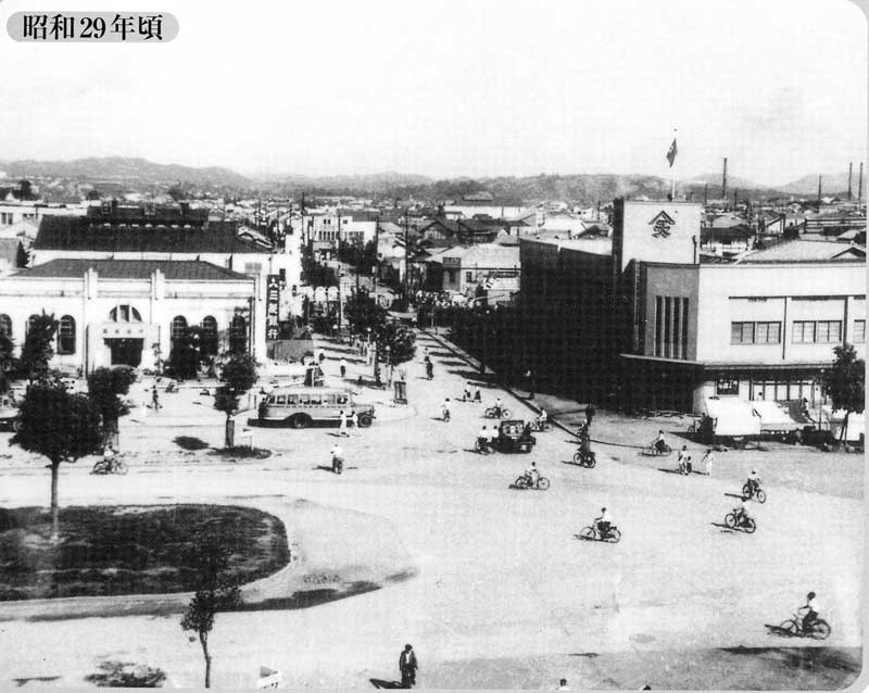 昭和29年頃 駅前