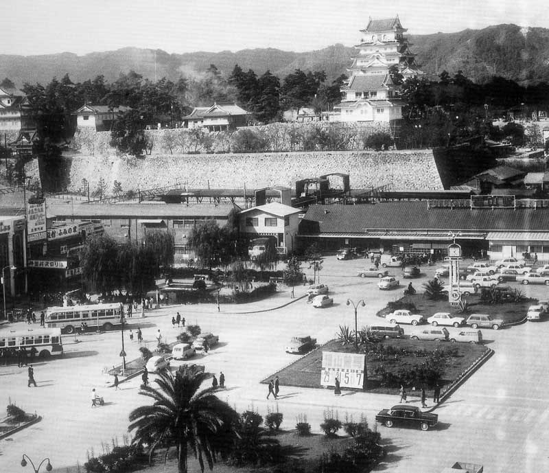 昭和41年 福山駅前広場